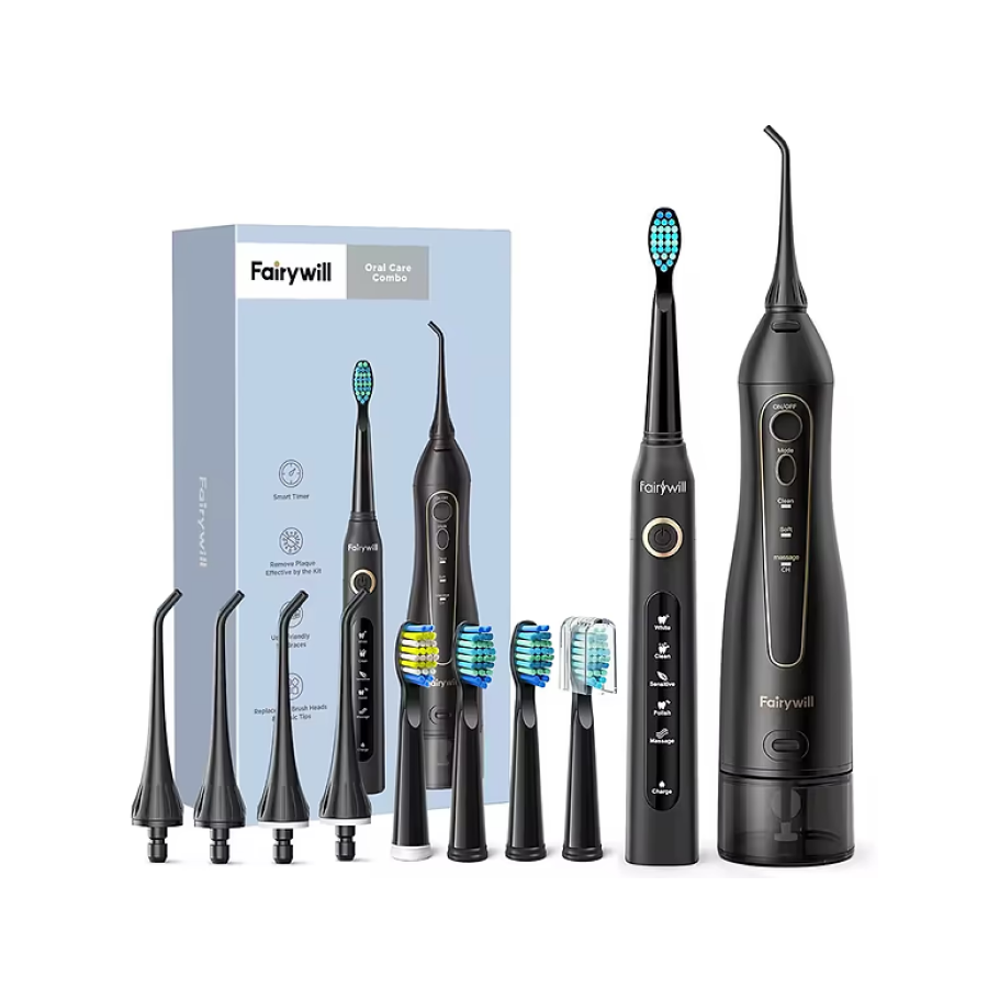 Зубна щітка електрична Fairywill E11 + іригатор F5020E